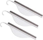 3pcs Silicone Shower Squeegee Set, Glass & Mirror Bathroom Cleaners