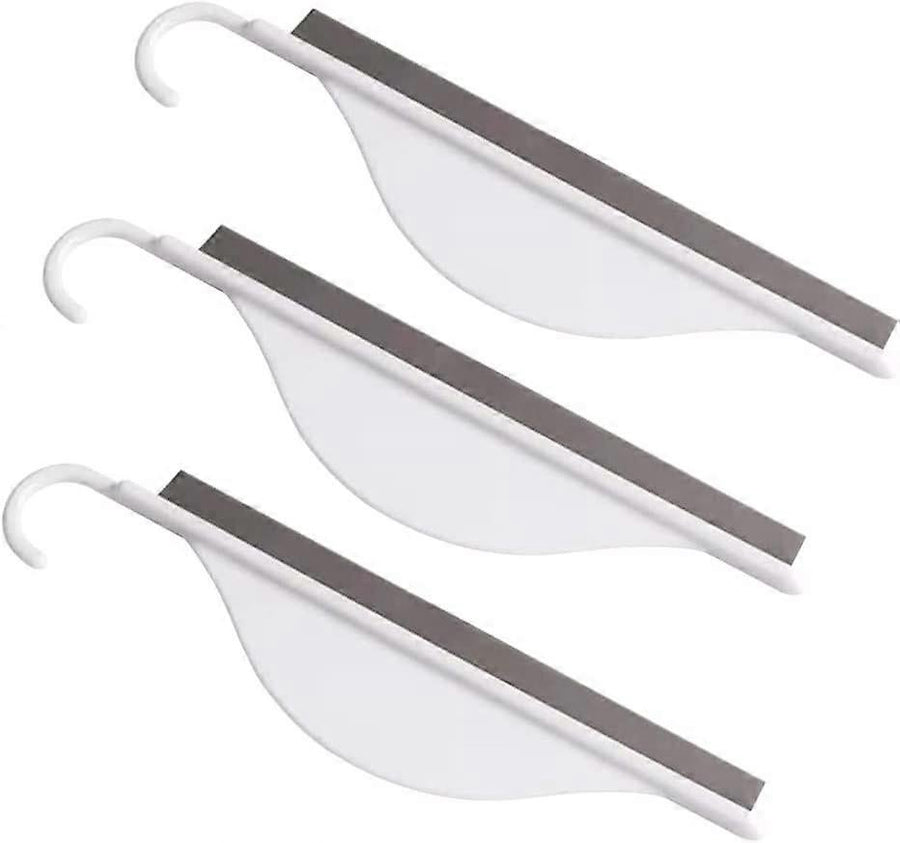 3pcs Silicone Shower Squeegee Set, Glass & Mirror Bathroom Cleaners