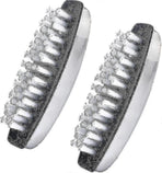 2pcs Fingernail Bristle Cleaning Brushes, Hand Massage Scrub