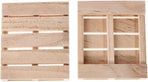 Mini Wooden Pallet Drink Coasters 12x8x1.8cm for Home or Restaurant