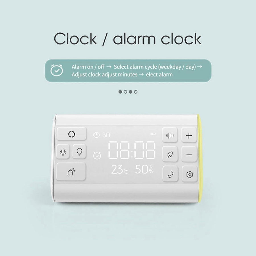 White Noise Machine Sleep Sound Therapy Portable Timer for Nursery Office
