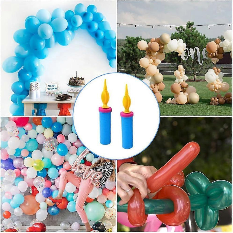 2pcs Manual Balloon Pump Hand Air Pump for Birthday Wedding Balloons