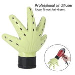 Green Hair Dryer Diffuser Attachment for Natural Curls