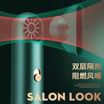Mini Silent Anion Hair Dryer Portable Leafless High Power Dryer