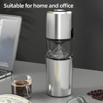 Drip Coffee Maker with Electric Coffee Bean Grinder Portable Outdoor Manual