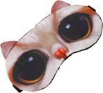 3D Cartoon Animal Sleep Mask - Creative Eye Mask for Sleeping