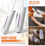 Portable 360° Electric Shoe Dryer - Antibacterial, Deodorizing