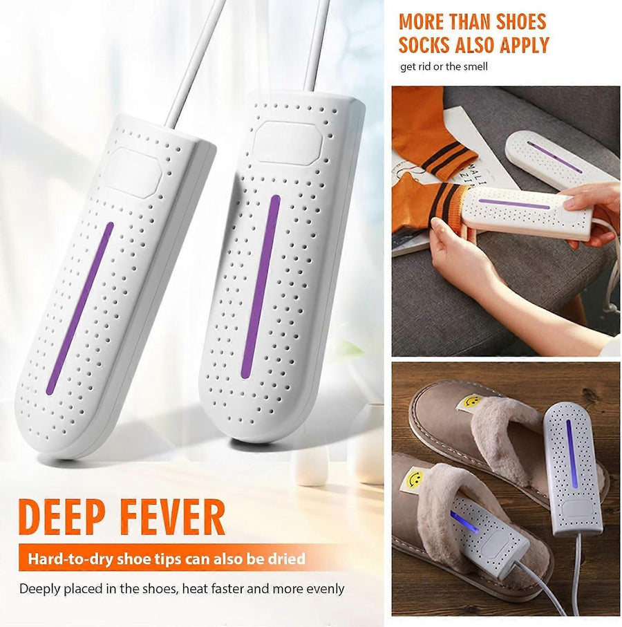 Portable 360° Electric Shoe Dryer - Antibacterial, Deodorizing