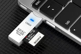 2 In 1 USB 3.0 Card Memory Reader High Speed SD SDHC SDXC Micro Writer Adapter - White - Side View