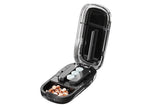 Pill Cutter Pill Splitter for Small and Tiny Pills 1/2 Adjustable Pill Organizer - Black 1/2 Pill Cutter - Front View