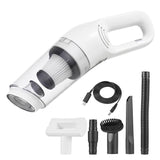 Cordless Handheld Car Vacuum Cleaner 10000Pa Strong Suction USB Rechargeable - White - Extra Image