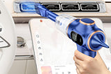 Car Vacuum Portable Cordless 2 in 1 Vacuum Cleaner Air Duster Handheld Vacuum Cordless with 3000mAh Battery - Blue - Top-Down View