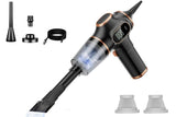 Car Vacuum Portable Cordless 2 in 1 Vacuum Cleaner Air Duster Handheld Vacuum Cordless with 3000mAh Battery - Blue