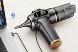 Car Vacuum Portable Cordless 2 in 1 Vacuum Cleaner Air Duster Handheld Vacuum Cordless with 3000mAh Battery - Black - Rear View