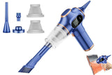 Car Vacuum Portable Cordless 2 in 1 Vacuum Cleaner Air Duster Handheld Vacuum Cordless with 3000mAh Battery - Black - Close-Up Angle