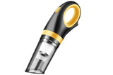 120W Cordless Car Vacuum Cleaner 9000Pa Handheld Portable Vacuum for Home Auto - Yellow - Front View
