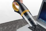 120W Cordless Car Vacuum Cleaner 9000Pa Handheld Portable Vacuum for Home Auto - Yellow - 45-Degree Angle
