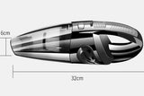USB Rechargeable Cordless Car Wet and Dry Dust Buster 9000PA High Power Vacuum Cleaner Handheld Vacuum for Car - 45-Degree Angle