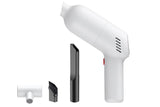 Handheld Car Vacuum Cleaner 9000Pa Rechargeable Portable Cordless Duster - White - 45-Degree Angle