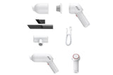 Handheld Car Vacuum Cleaner 9000Pa Rechargeable Portable Cordless Duster - White - Rear View
