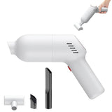Handheld Car Vacuum Cleaner 9000Pa Rechargeable Portable Cordless Duster - White
