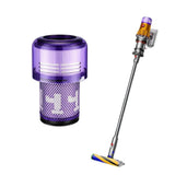 Replacement Filter for Dyson V12 Vacuum High-Efficiency Dust Filter - Close-Up Angle
