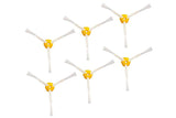 6 Pcs 3-Armed Replacement Side Brushs For iRobot 500 600 700 Series 560 630 650 760 770 - Style1 - Close-Up Angle