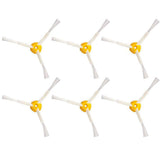 6 Pcs 3-Armed Replacement Side Brushs For iRobot 500 600 700 Series 560 630 650 760 770 - Style1 - Low Angle