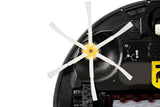 6 Pcs 3-Armed Replacement Side Brushs For iRobot 500 600 700 Series 560 630 650 760 770 - Style2 - Top-Down View