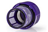 Replacement Filter For DYSON V10 Cyclone Animal Absolute Total Clean Vacuum - Top-Down View