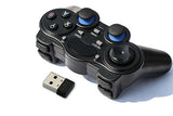 Wireless Gaming Controller for Android TV Box PC 2.4GHz Gamepad Joystick - Black - 45-Degree Angle