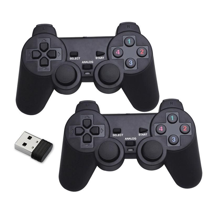 Wireless Gaming Controller for Android TV Box PC 2.4GHz Gamepad Joystick - Black