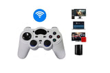 Wireless Gaming Controller for Android TV Box PC 2.4GHz Gamepad Joystick - White
