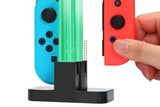 Joy-Con 4-Controller Charging Stand Dock Charger for Nintendo Switch Console - Front View