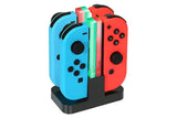 Joy-Con 4-Controller Charging Stand Dock Charger for Nintendo Switch Console