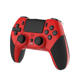 Wireless Controller for PC PS4 Controller Accessories -Red - Top-Down View