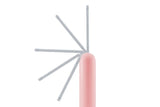 Portable Travel Electric Bidet Sprayer Handheld Personal Bidet Sprayer Mini Bidet Sprayer Toilet Hygiene -Pink - Side View