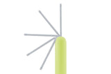 Portable Travel Electric Bidet Sprayer Handheld Personal Bidet Sprayer Mini Bidet Sprayer Toilet Hygiene -Green - Side View