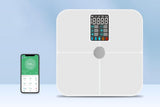 Smart Digital Bathroom Body Fat Scale 180KG Bluetooth Scales Weight for BMI Water -Navy Blue - Close-Up Angle