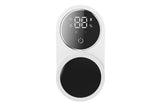 Toothbrush Cleaner Toothbrush Holder Wall Mount Toothbrush Holder for Bathrooms with Smart Light Cleaning and Fan Drying - Front View