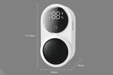Toothbrush Cleaner Toothbrush Holder Wall Mount Toothbrush Holder for Bathrooms with Smart Light Cleaning and Fan Drying - Close-Up Angle