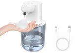 400ml Automatic Foaming Soap Dispenser 4 Level Touchless Foam Soap Dispenser -Black - Rear View