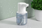 400ml Automatic Foaming Soap Dispenser 4 Level Touchless Foam Soap Dispenser -White - Side View