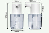 400ml Automatic Foaming Soap Dispenser 4 Level Touchless Foam Soap Dispenser -White - 45-Degree Angle
