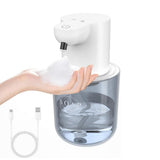 400ml Automatic Foaming Soap Dispenser 4 Level Touchless Foam Soap Dispenser -White - Rear View