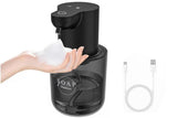 400ml Automatic Foaming Soap Dispenser 4 Level Touchless Foam Soap Dispenser -White - Low Angle