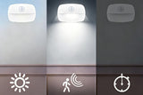 2PCS LED Motion Sensor Night Light Battery Powered Closet Stair Light