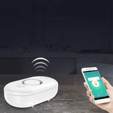 100dB WiFi Water Leak Detector Wireless Smart Water Sensor Alarm with Tuya App Notifications - Front View