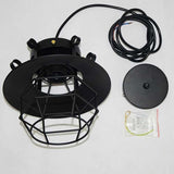 Retro Iron Cage Chandelier Personality Bar Cafe Decorative Light without Light Source - Side View