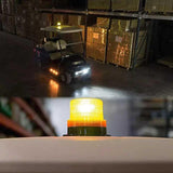 Car Solar Charging Warning Light - Close-Up Angle